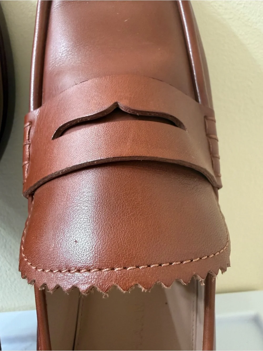 Chestnut Penny Loafers Cole Haan 10 Preppy Comfy Office Comfy Quiet Luxury